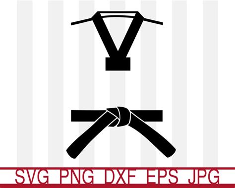 Martial Arts Svg Black Belt Svg Jiu Jitsu Svg Taekwondo | Etsy Canada ...