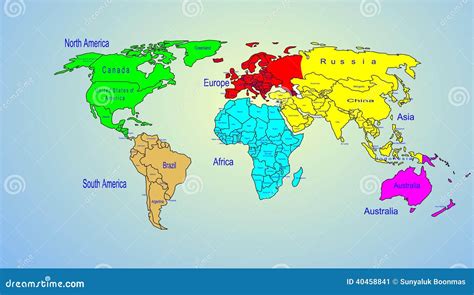 World Map Continents With Countries – Get Latest Map Update