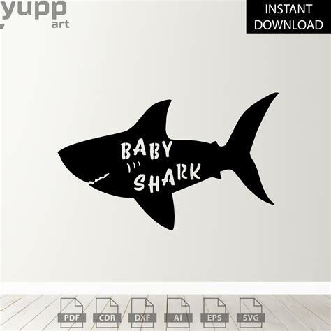 Baby Shark SVG Baby Shark Birthday Clipart Baby Shark Family - Etsy Canada