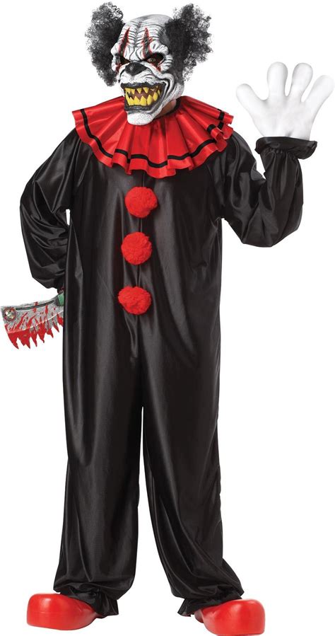 Clown Last Laugh Men | Clown costume, Scary clown costume, Evil clown ...