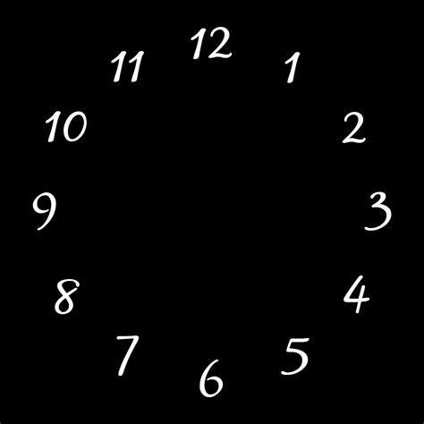 Clock,numbers,time,black,white - free image from needpix.com