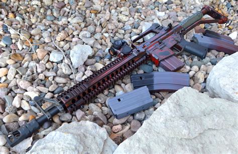 Custom AR15 Paint Job - We don't have to CeraKote to have Deadpool’s Gun