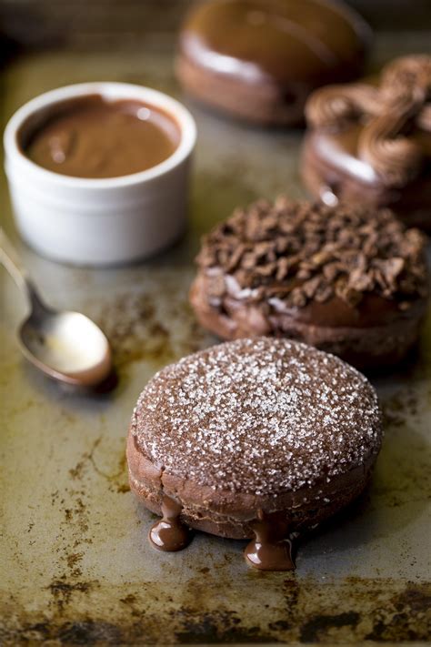 [Pro/Chef] Decadent chocolate-filled chocolate donuts! : r/food