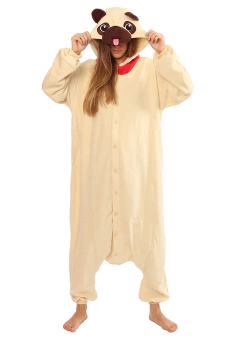 Adult Pug Kigurumi Pajama Costume