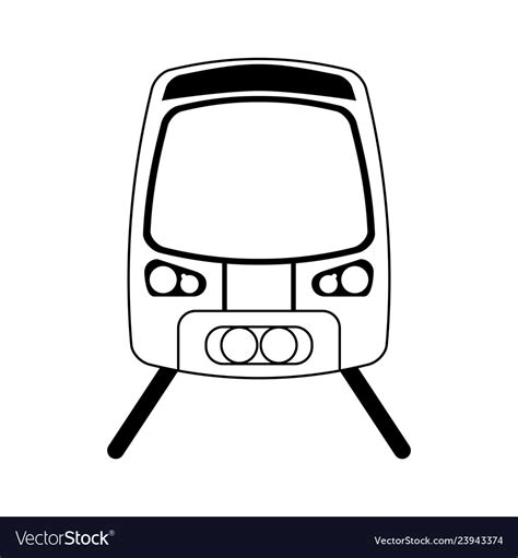 Train Clipart Black And White