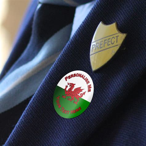 144 Welsh Dragon Flag Themed Personalised Teacher Reward Stickers ...