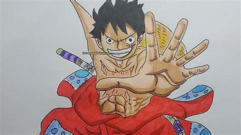 Luffy Gear 5 Drawing Pencil