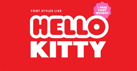 Top 3 Hello Kitty-style fonts + downloads