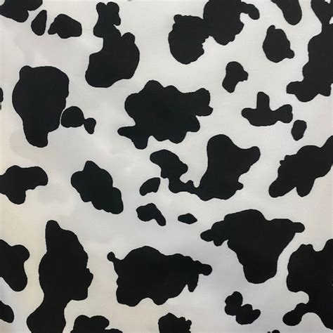 Cow Print Fabric - Etsy