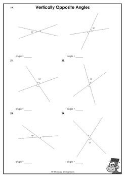 worksheet on angles for grade 7