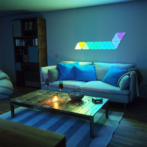 Triangular Wall LED Nanoleaves Panels RGB Light | Next Level Gaming ...