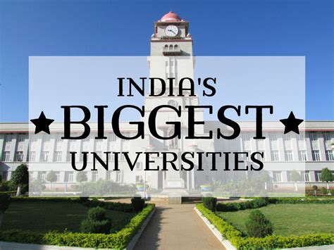 India's Largest Universities: The 10 Biggest Schools - Owlcation