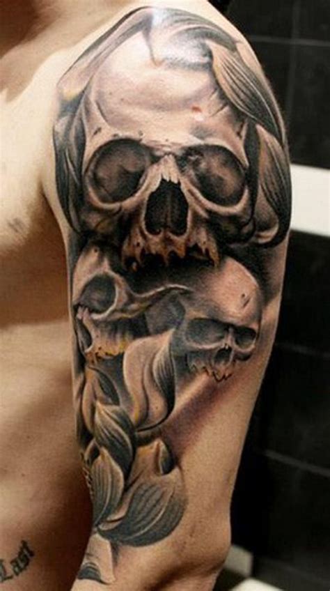 Skull Tattoo Arm - Viraltattoo