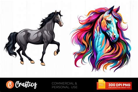 Majestic Horse Clipart PNG