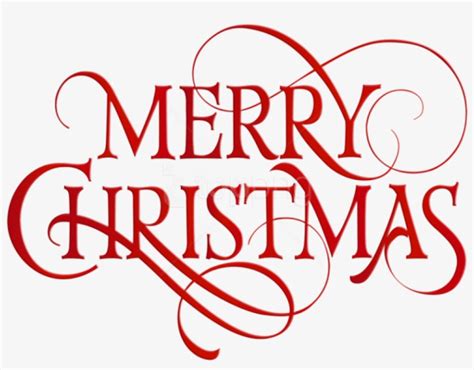 Free Png Merry Christmas Red Png - Merry Christmas Font Png PNG Image ...