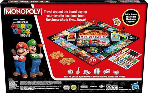 Monopoly The Super Mario Bros Movie Board Game: Rules And, 58% OFF