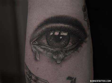 Realistic Eye tattoo – Bunker Tattoo – Quality tattoos