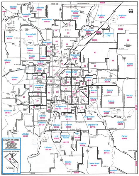 Denver Colorado Zip Code Map – Get Map Update