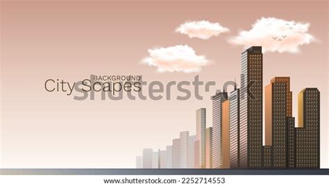 City Scapes Background Urban Landscape Urban Stock Vector (Royalty Free ...