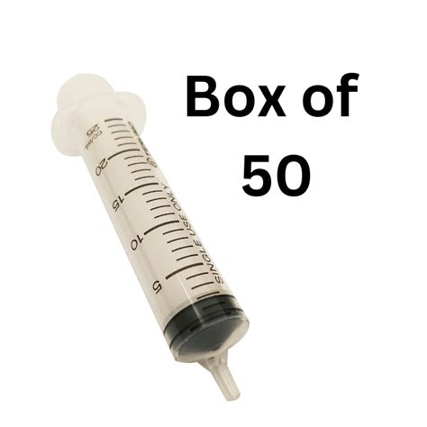 Syringes - 20 mL (Box of 50) - Trial Supplies Pty Ltd