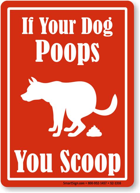 Pick Up Dog Poop Signs - ClipArt Best