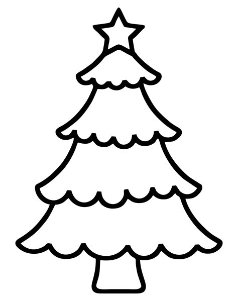 Small Christmas Tree Template Printable