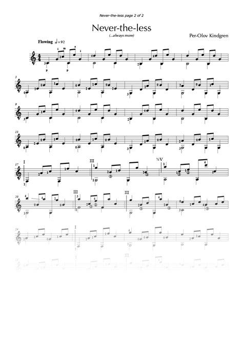 Nevertheless (Sheet Music) – PER-OLOV KINDGREN MUSIC ONLINE