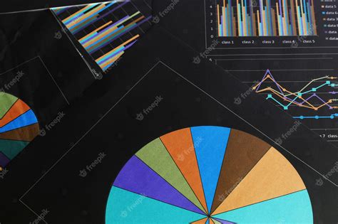 Premium Photo | Finance background data graph chart