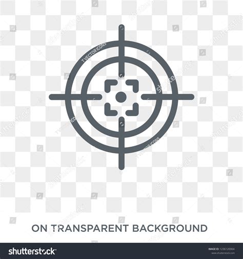 Gun Target Icon Gun Target Design Stock Vector (Royalty Free ...