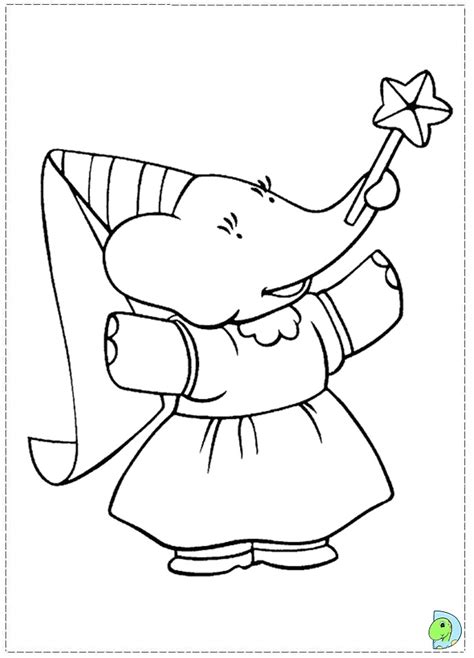 Babar coloring page- DinoKids.org