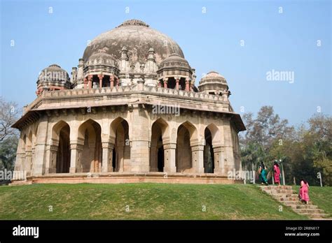 Muhammad Shad Tomb, Lodi Gardens, Delhi, India, Asia Stock Photo - Alamy