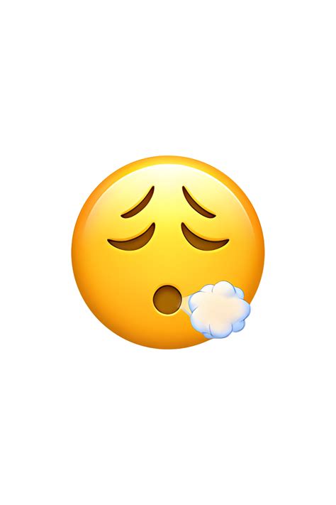 😮‍💨 Face exhaling Emoji | Emoji stickers iphone, Icon emoji, Emoji