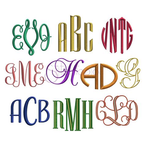 Monogram fonts for word - locedbel