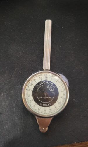 Vintage German Opisometer Map Measure Drafting Tool /Inch to Foot ...