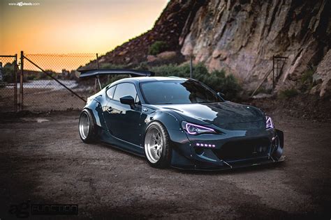 Scion FR-S with a Full Body Kit By Rocket Bunny and Aggressive Stance ...