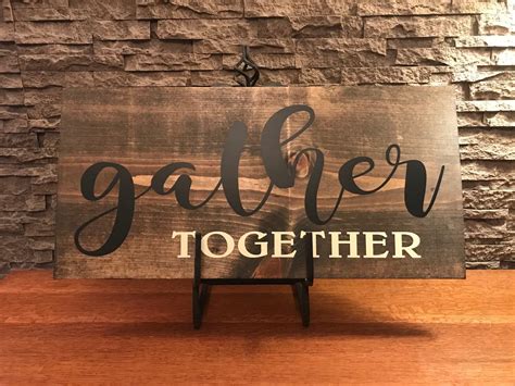 Gather Together Sign l Gather Sign l Gather Together Wall Art | Etsy