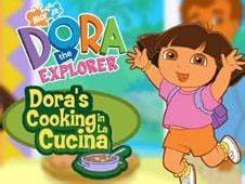 Dora Cooking In La Cucina - Dora Games