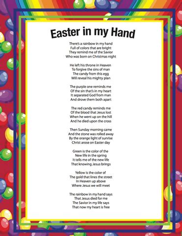 FREE Skittles Easter Poem for Kids – Children's Ministry Deals