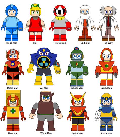 LEGO Mega Man characters 2 by Gamekirby on DeviantArt