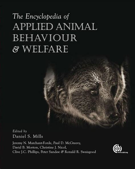 The Encyclopedia of Applied Animal Behaviour and Welfare | VetBooks