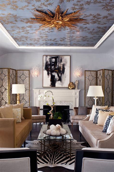 Impressive Wallpaper Ceiling Designs That Steal The Show