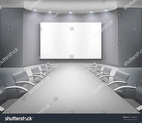 Meeting Room. Vector Illustration. - 131388665 : Shutterstock