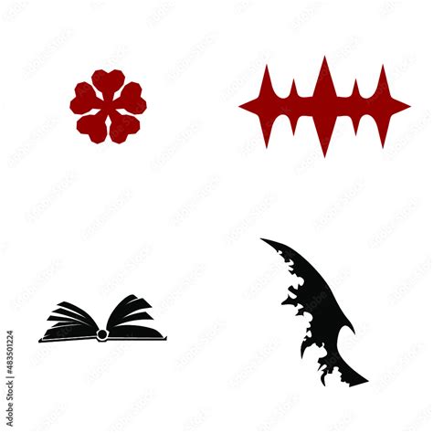 Asta character icon and logo vector in black clover japanese anime ...