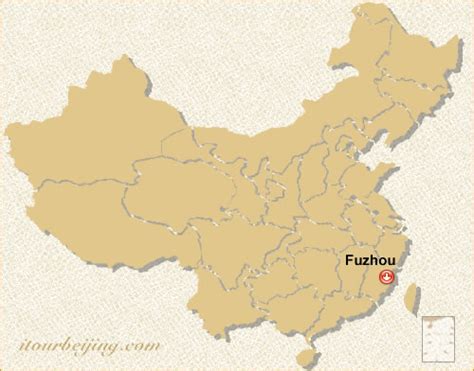 Fuzhou Location Map