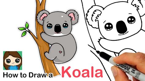 How To Draw A Baby Koala