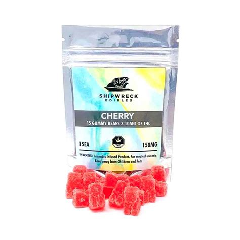 THC Infused Gummy Bears (Cherry) - Shipwreck Edibles | Buy Candy ...