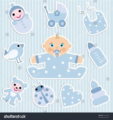 Stickers Kids Toys Stock Vector (Royalty Free) 79105810 | Shutterstock