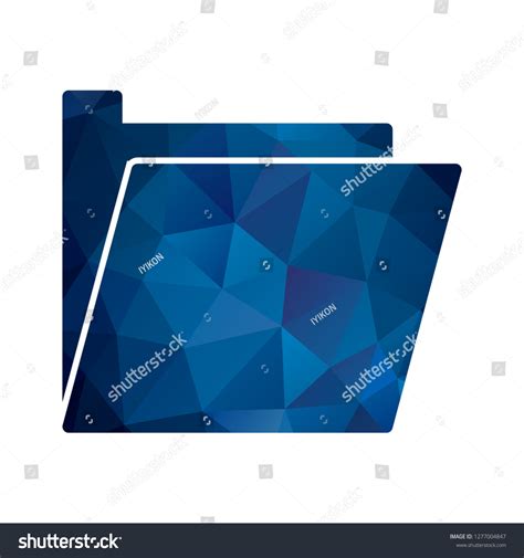 Vector Folder Icon Stock Vector (Royalty Free) 1277004847 | Shutterstock