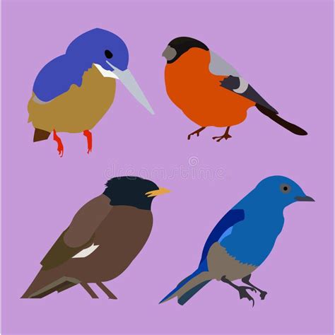 Beautifull Birds Vector Avatar Art Stock Vector - Illustration of ...