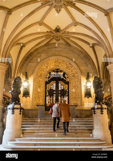 Interior of Hamburg Rathaus Stock Photo - Alamy